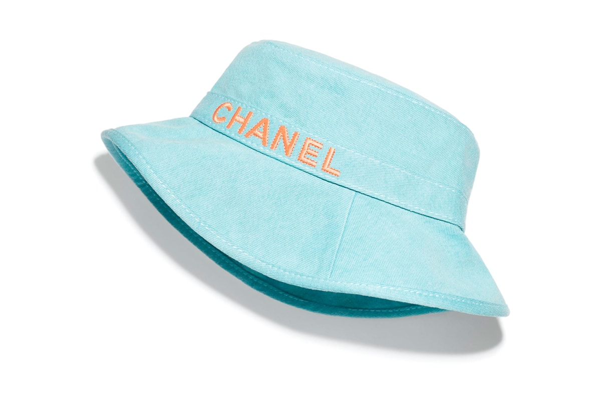 chanel 2021 ss bucket hat pink blue white where buy