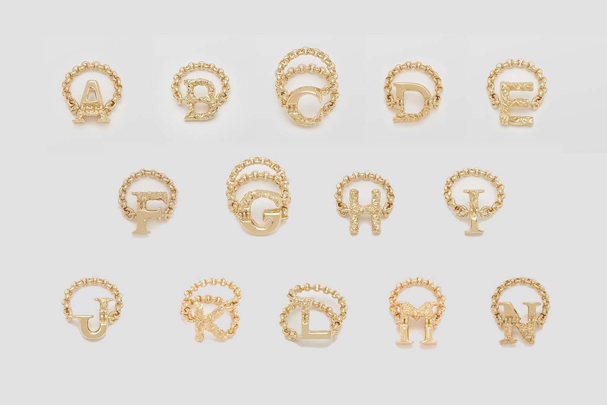 loewe Alphabet ring 2021 where buy elegant