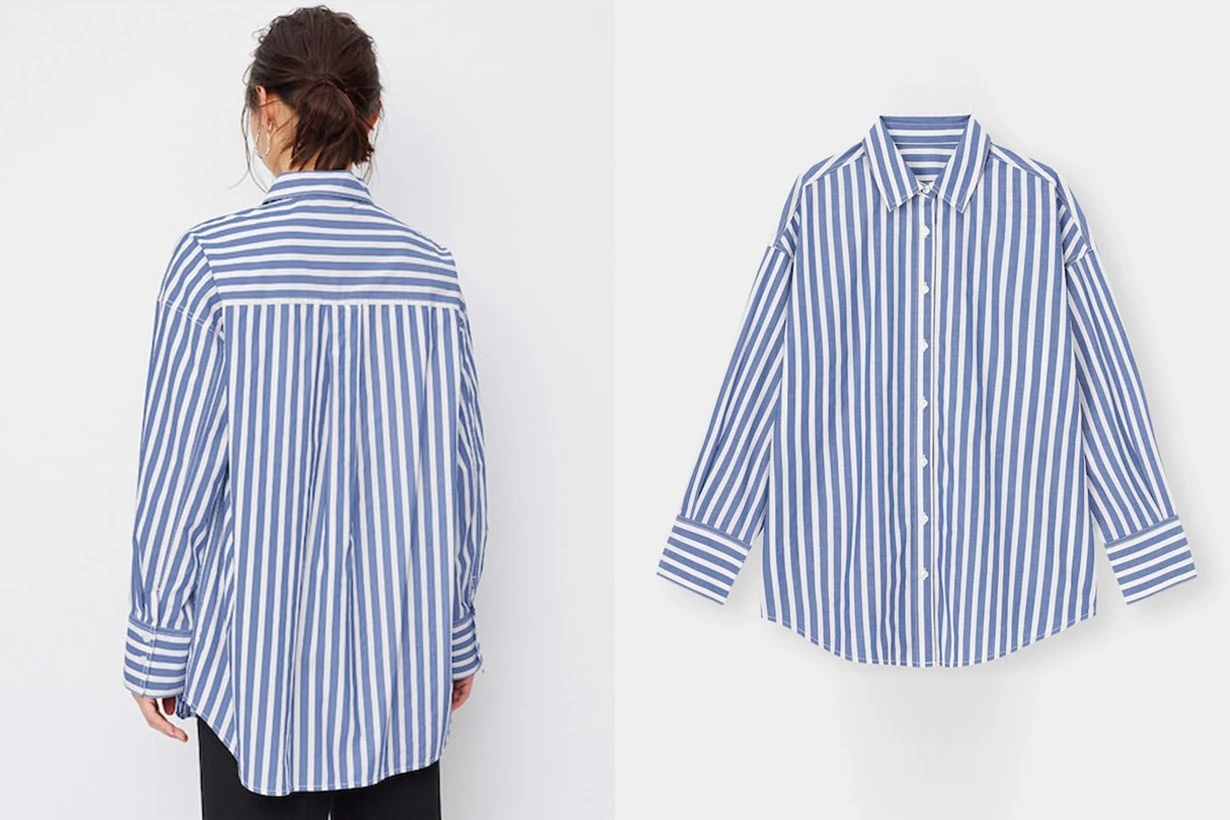 UNIQLO ZARA GU Striped shirts fast fashion trends 2021ss 