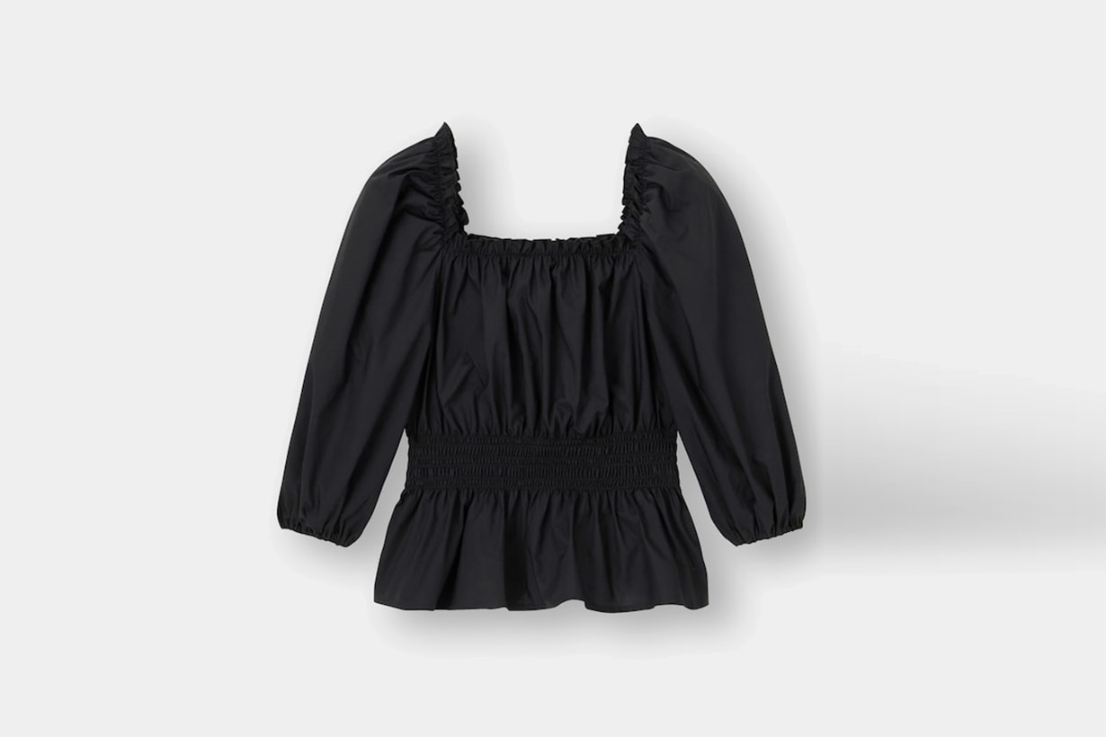 GU Peplum blouse shirt 2021ss