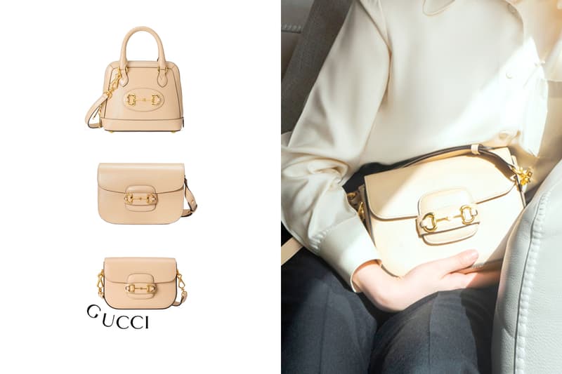 gucci horsebit 1955 new color milk tea 2021 ss mini handbags