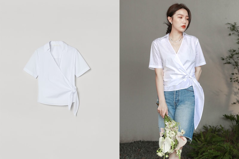 h&m summer shirts styling tie 2021