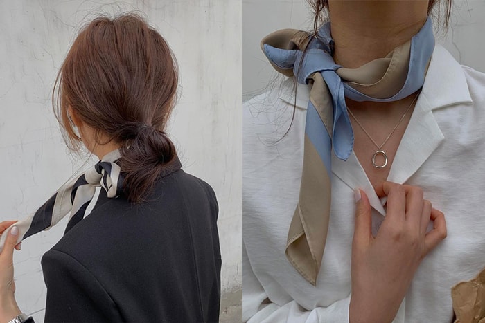 更知性美：韓國女生脖子上多了它，10 秒學會超時髦領巾打法！
