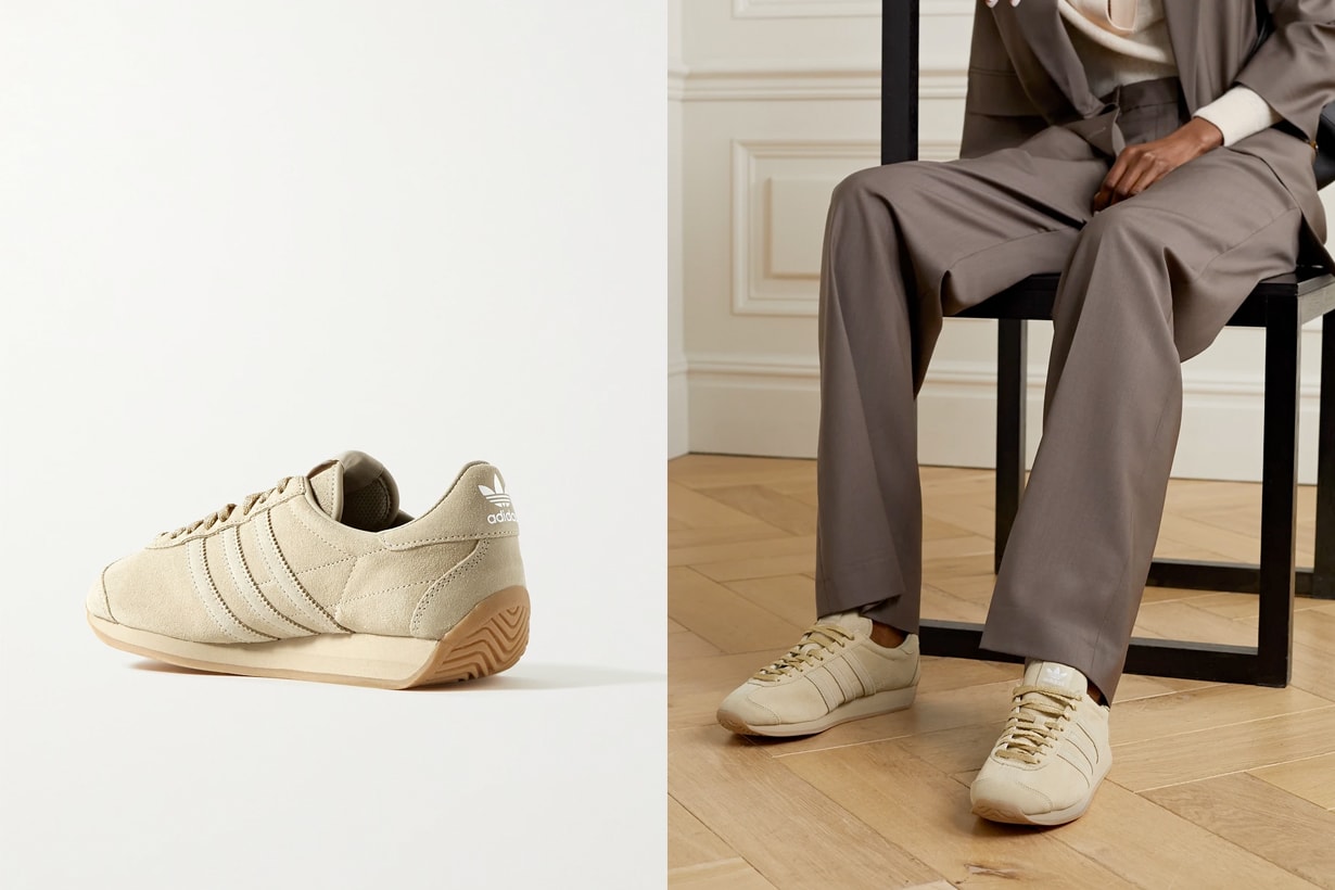 khaite adidas originals country 2021 ss sneakers suede