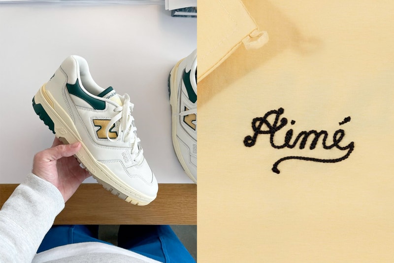 new balance aime leon dore 550 sneakers collabration spring 2021