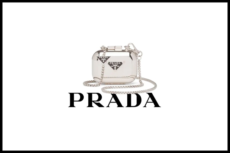 prada airpods case metal pro 2021 ss