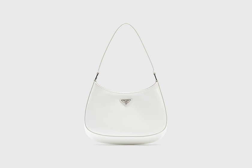 CLEO BRUSHED LEATHER SHOULDER BAG