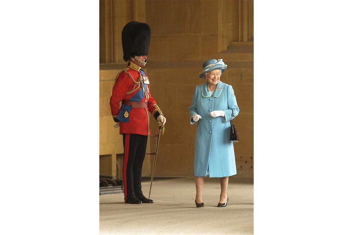 Prince Philip Queen Elizabeth II Trooping of the Queens Colour  Grenadier Guards Bees British Royal family 