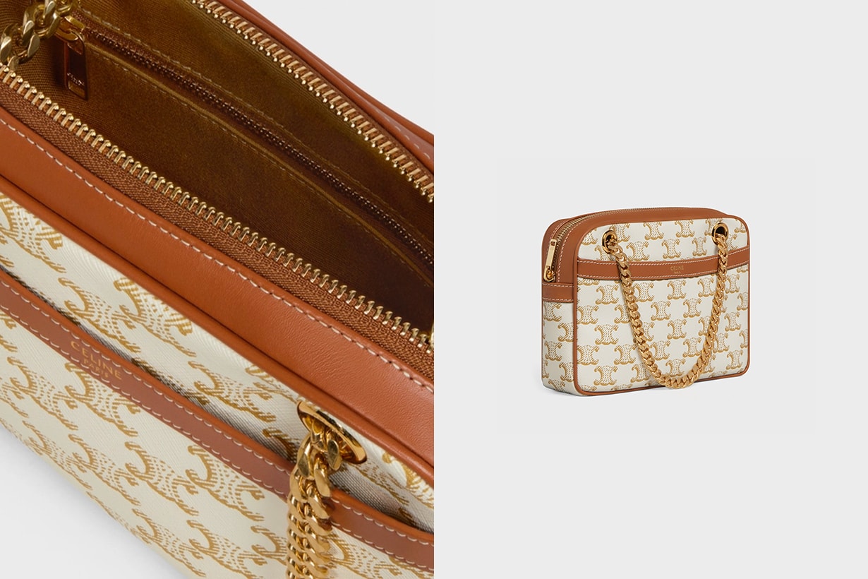 celine triomphe canvas small patapans 2021ss handbags