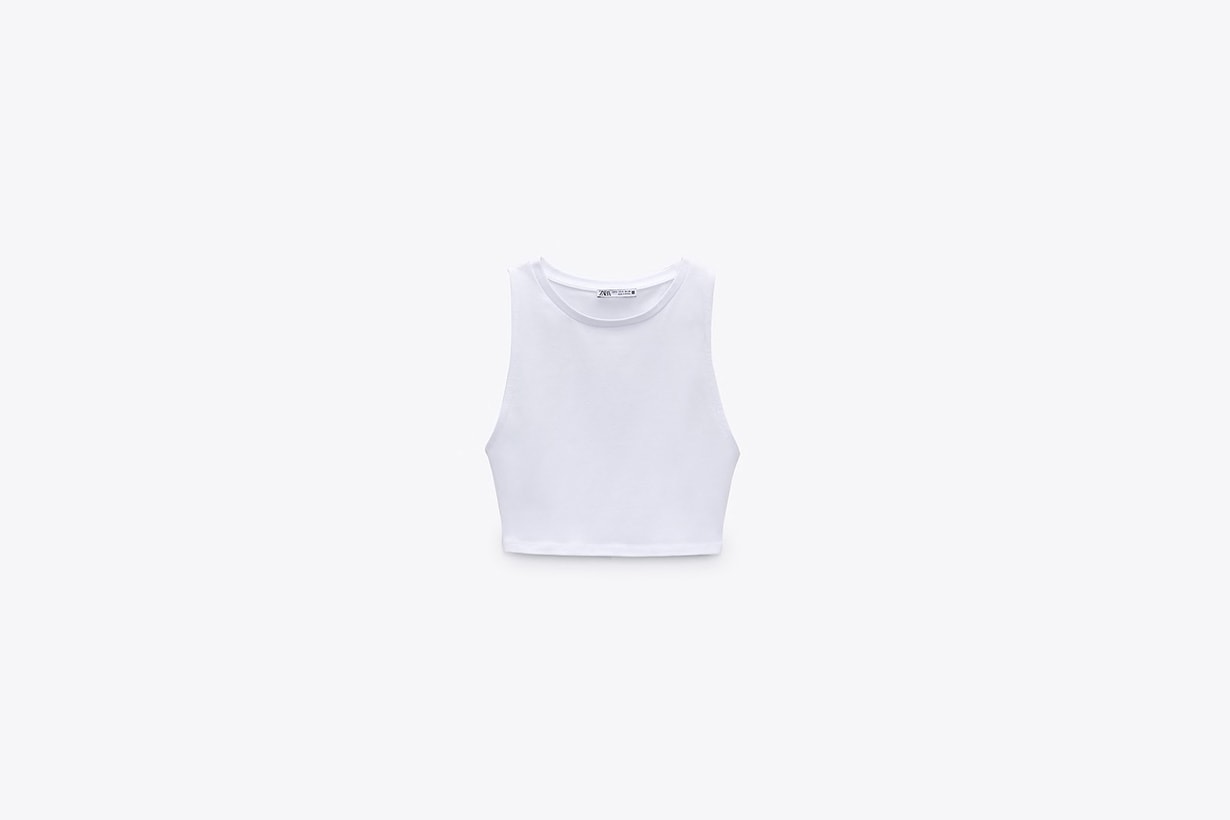 zara crop top 2021ss fashion trends