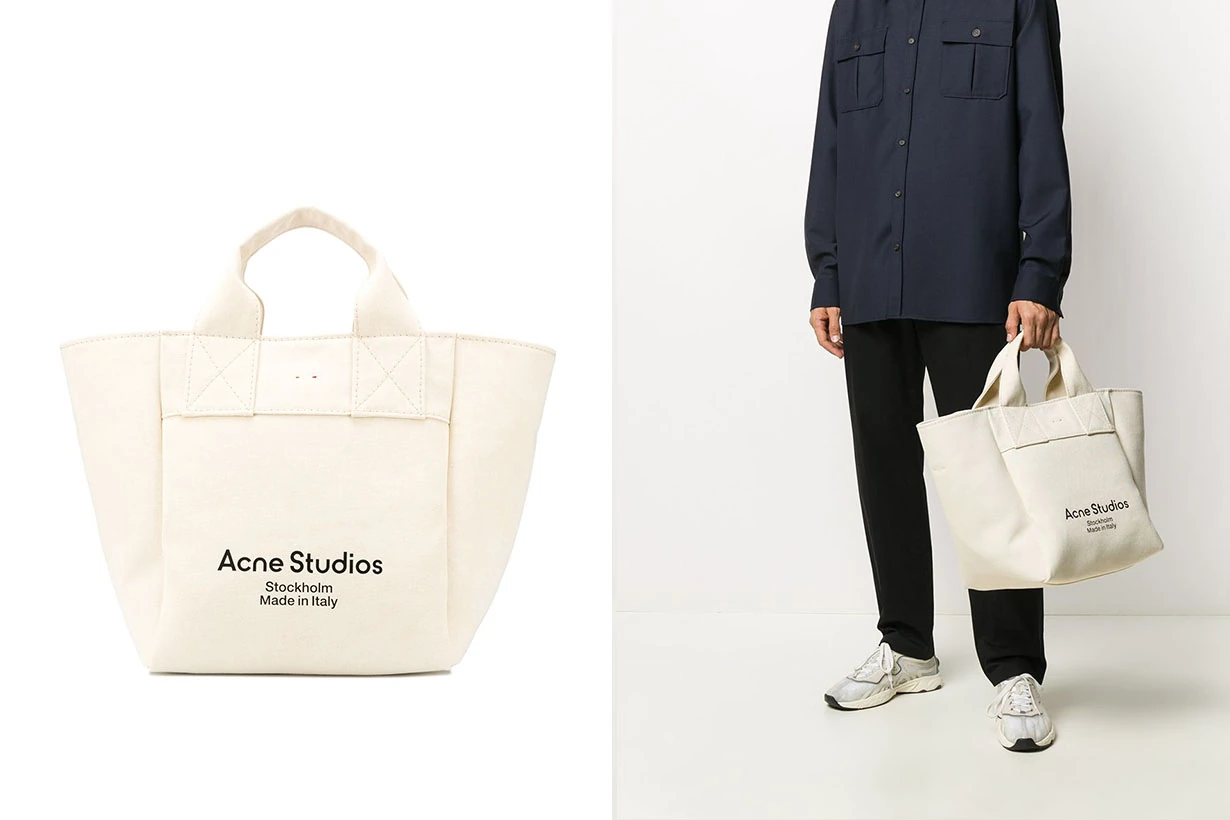 acne studios canvas bags handbags 2021 spring summer collection release