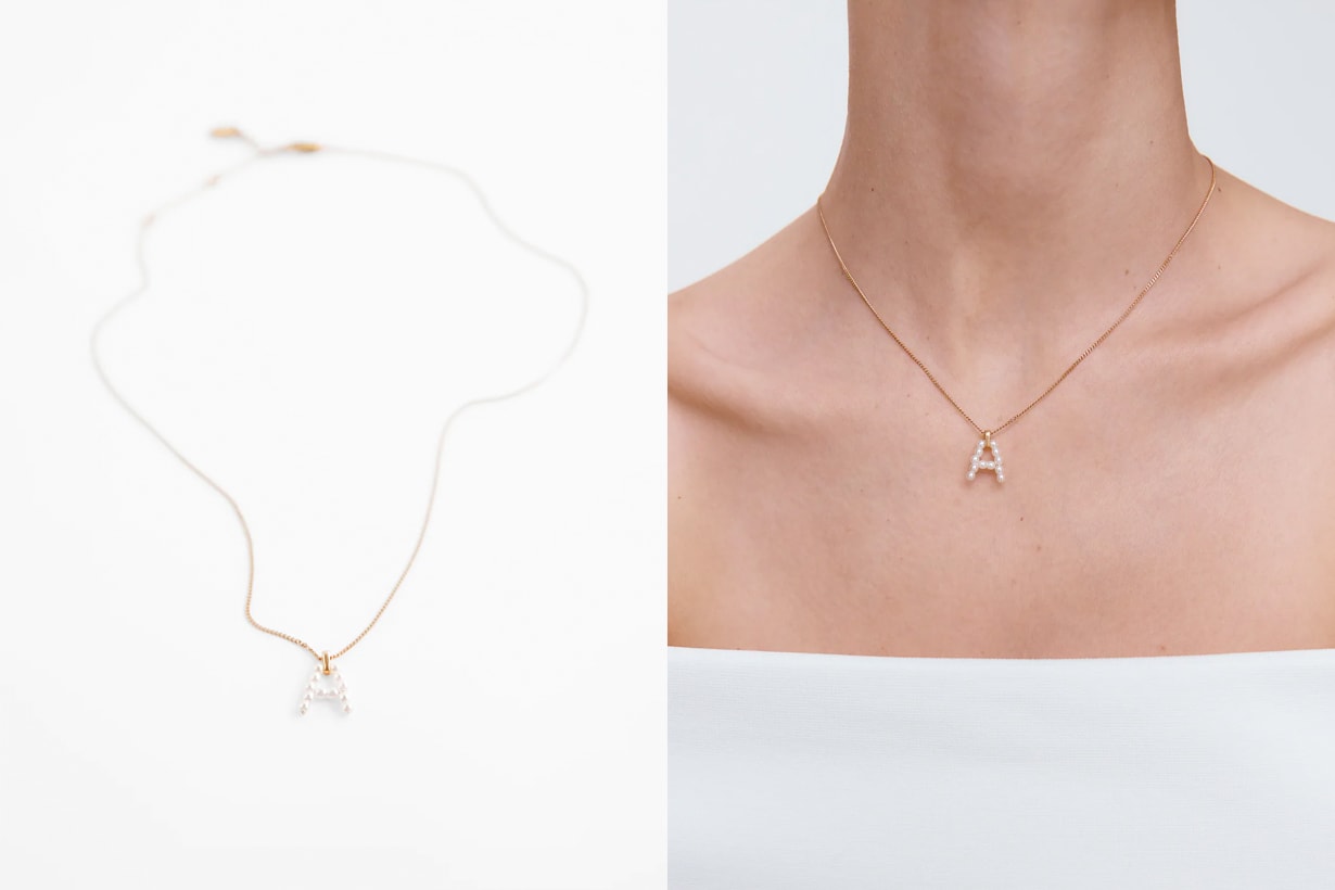 zara pearl necklace out of stock where buy