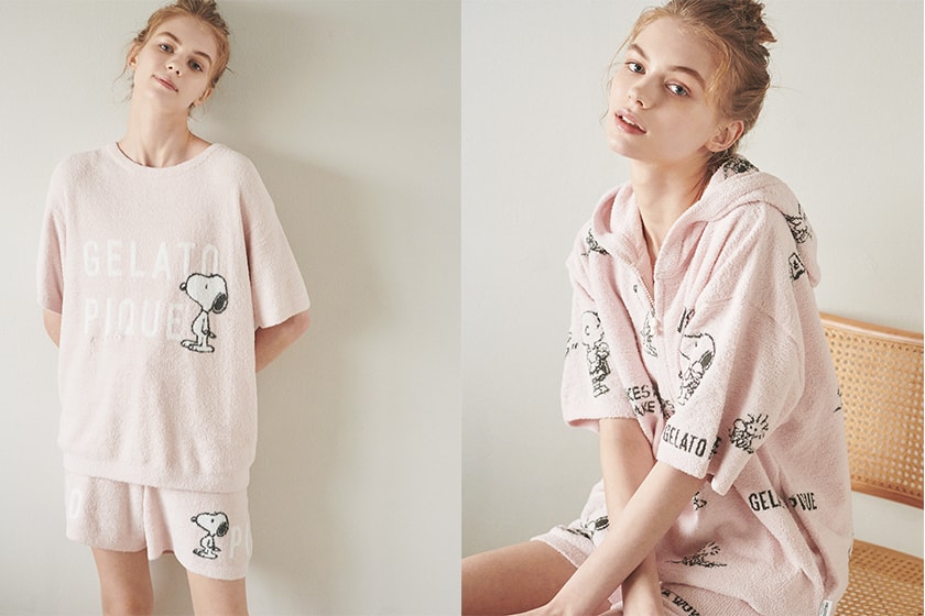 gelato pique x Snoopy PEANUTS Homewear