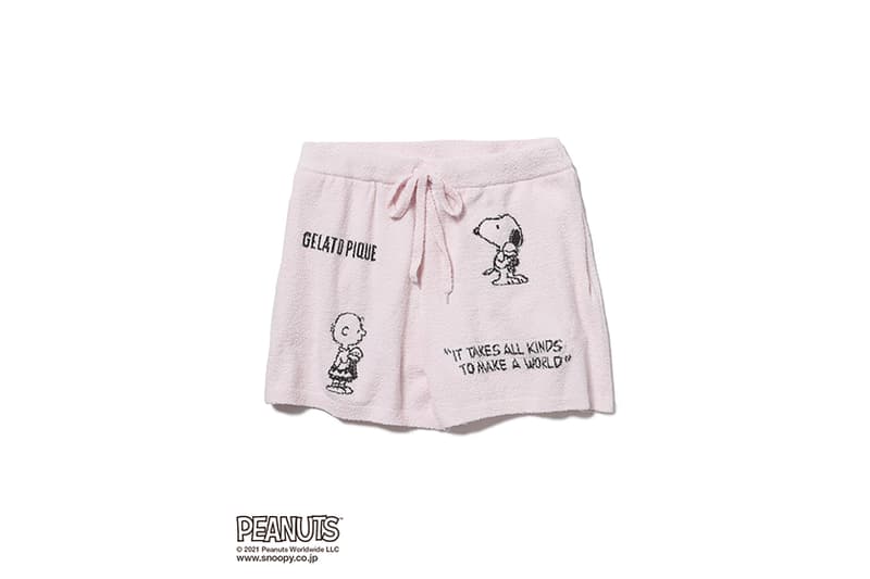 gelato pique x Snoopy PEANUTS Homewear