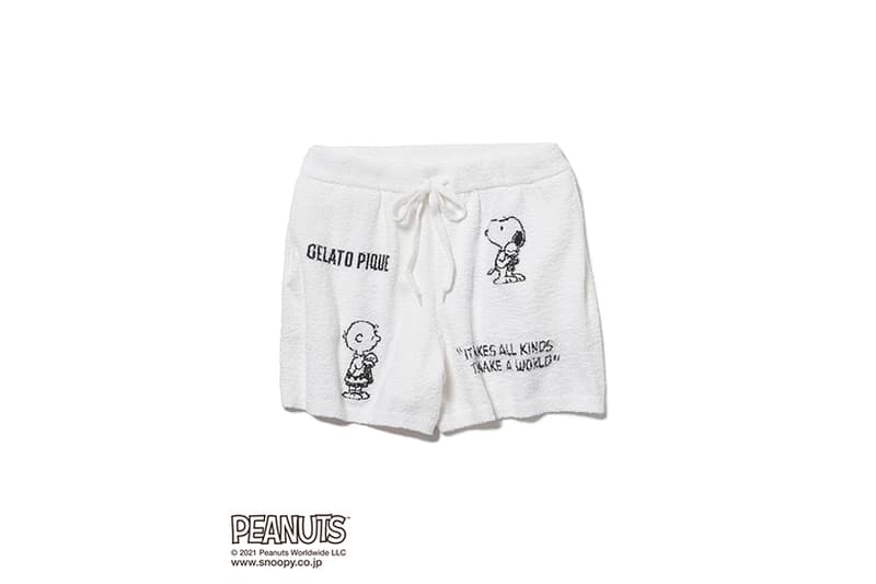 gelato pique x Snoopy PEANUTS Homewear