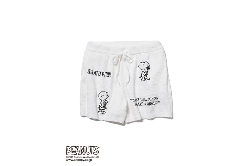 gelato pique x Snoopy PEANUTS Homewear