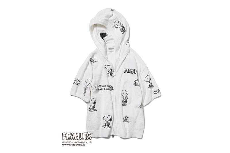 gelato pique x Snoopy PEANUTS Homewear