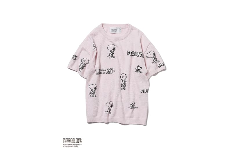 gelato pique x Snoopy PEANUTS Homewear