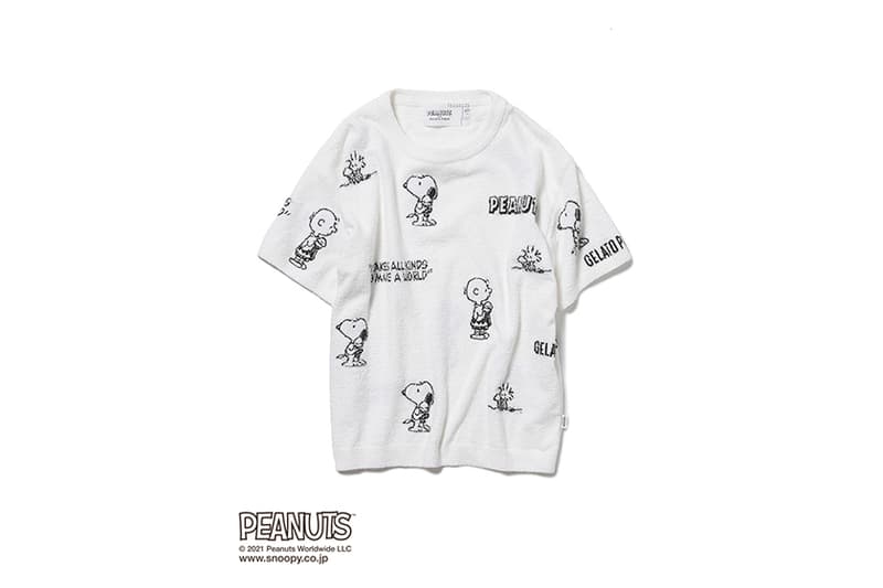 gelato pique x Snoopy PEANUTS Homewear