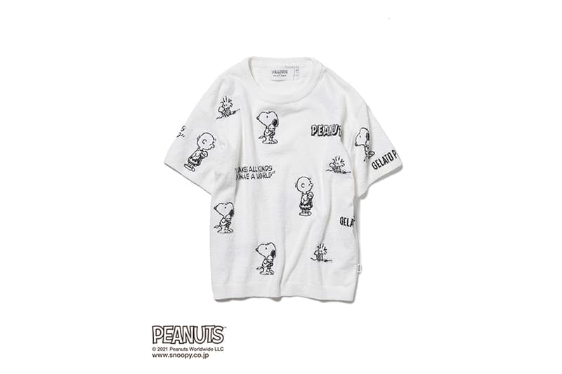 gelato pique x Snoopy PEANUTS Homewear