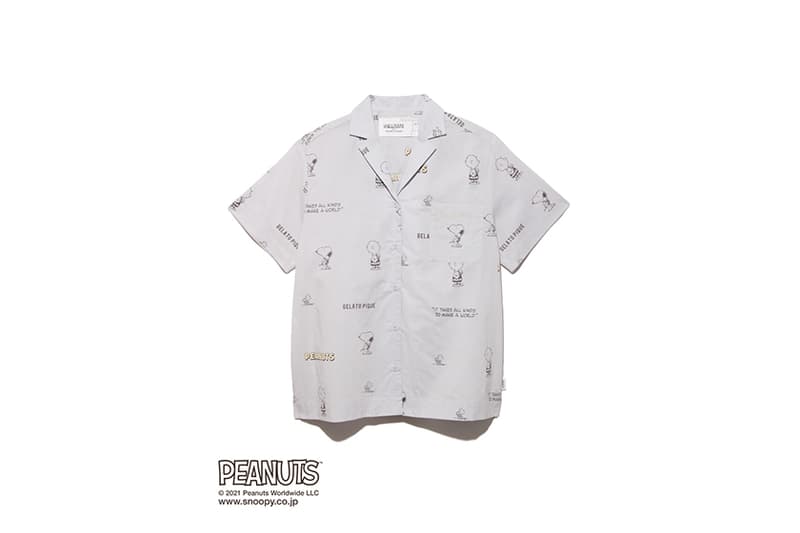 gelato pique x Snoopy PEANUTS Homewear
