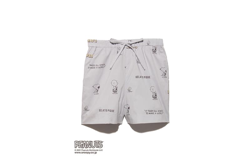 gelato pique x Snoopy PEANUTS Homewear