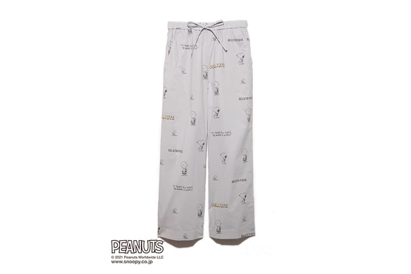 gelato pique x Snoopy PEANUTS Homewear