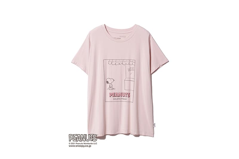 gelato pique x Snoopy PEANUTS Homewear