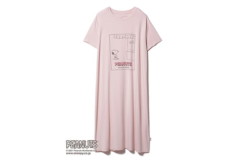 gelato pique x Snoopy PEANUTS Homewear
