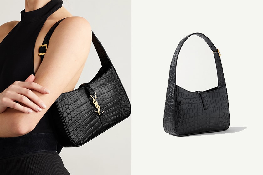 ROSE Saint Laurent Leather shoulder bag