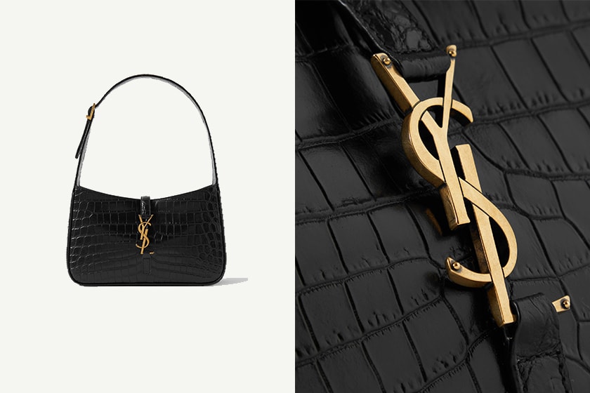 ROSE Saint Laurent Leather shoulder bag