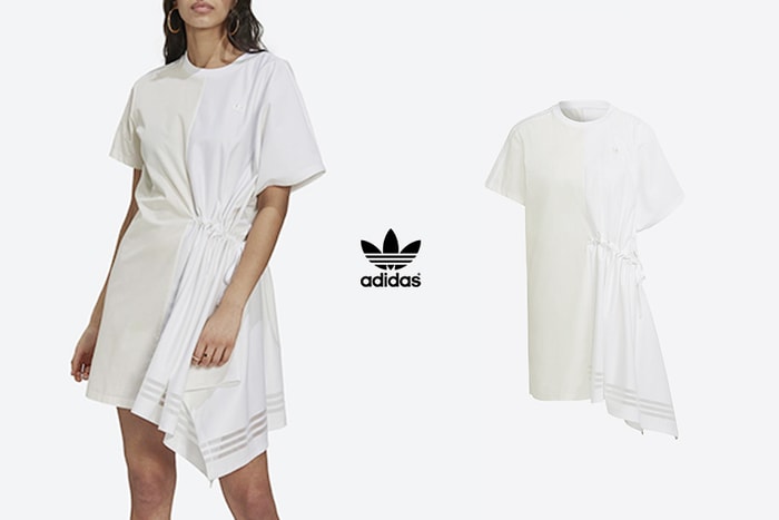 初夏穿搭就差這一件!adidas Originals 不對稱抽繩洋裝,時髦女生搶著入手!