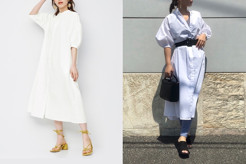GU shirt dress 2021 summer Style Idea
