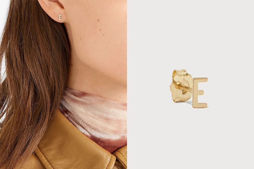 2021 summer Alphabet necklace ring Net-a-Porter