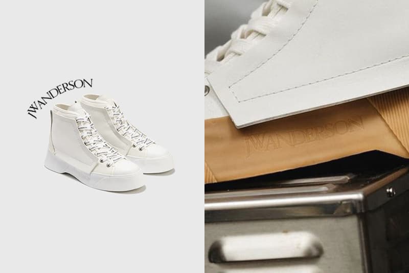 JW ANDERSON LOGO HIGH TOP SNEAKER