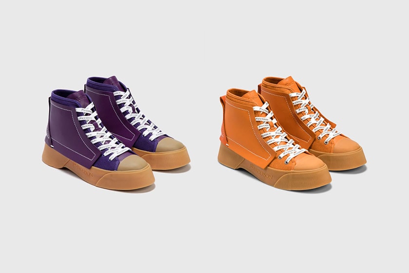 JW ANDERSON LOGO HIGH TOP SNEAKER