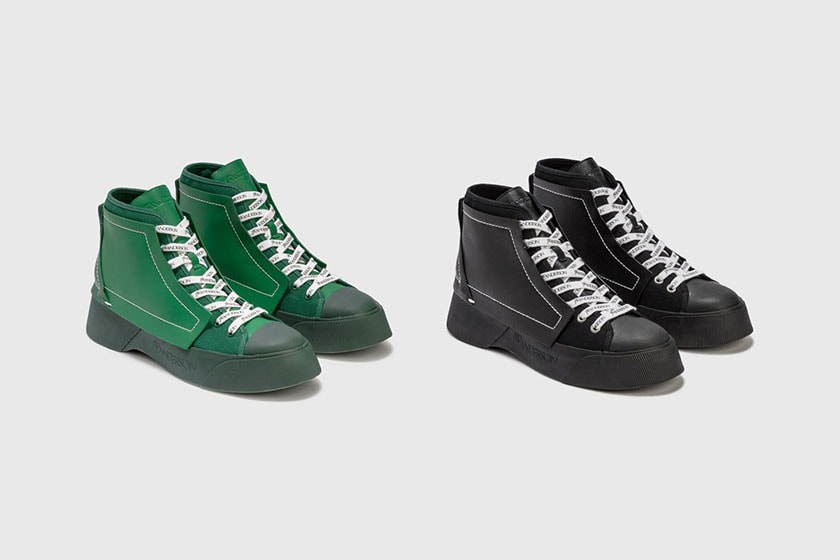 JW ANDERSON LOGO HIGH TOP SNEAKER