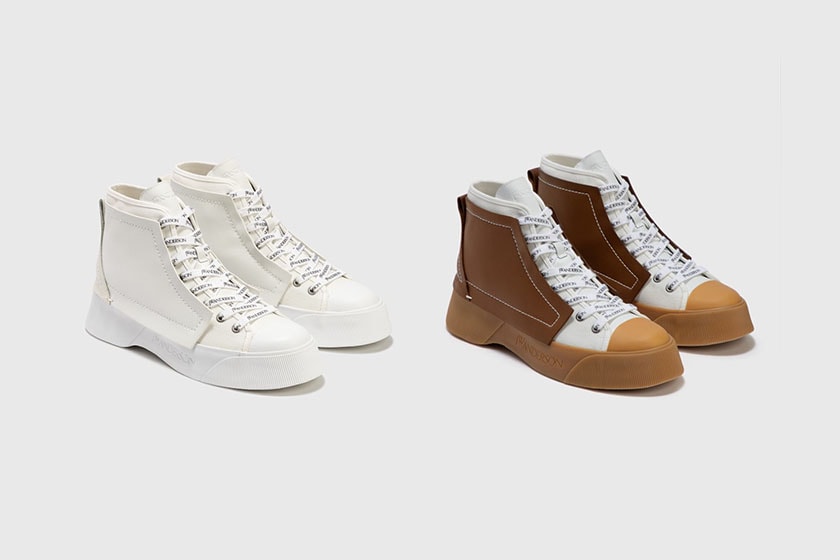 JW ANDERSON LOGO HIGH TOP SNEAKER