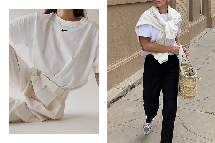 時髦女生的衣櫃常備單品:Nike 這件迷你 Logo Tee 為何如此受到歡迎?