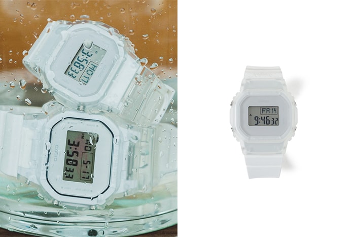 人氣連乘再度登場！日本女生都在關注 BEAMS x G-Shock 的極簡透明手錶！