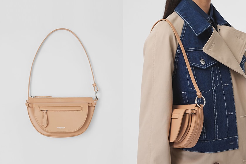 Burberry Mini Leather Double Olympia Bag 2021 summer