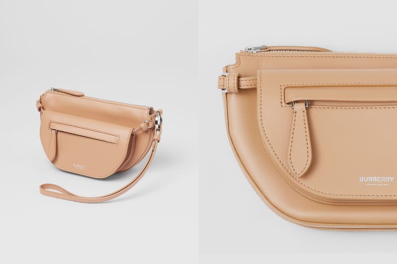Burberry Mini Leather Double Olympia Bag 2021 summer