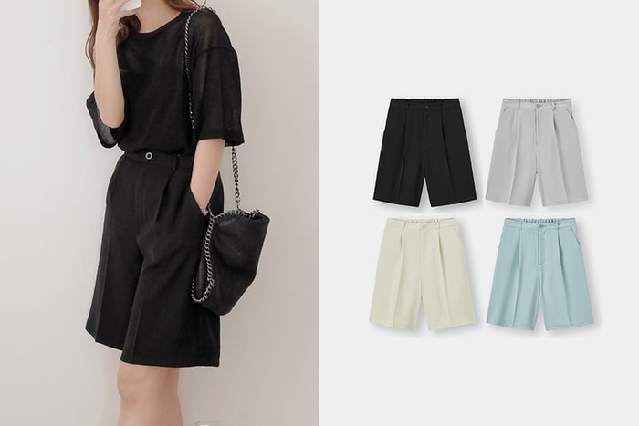 初夏必備的穿搭好物:GU 新上架百慕達短褲,顯瘦的率性質感獲日本女生好評!