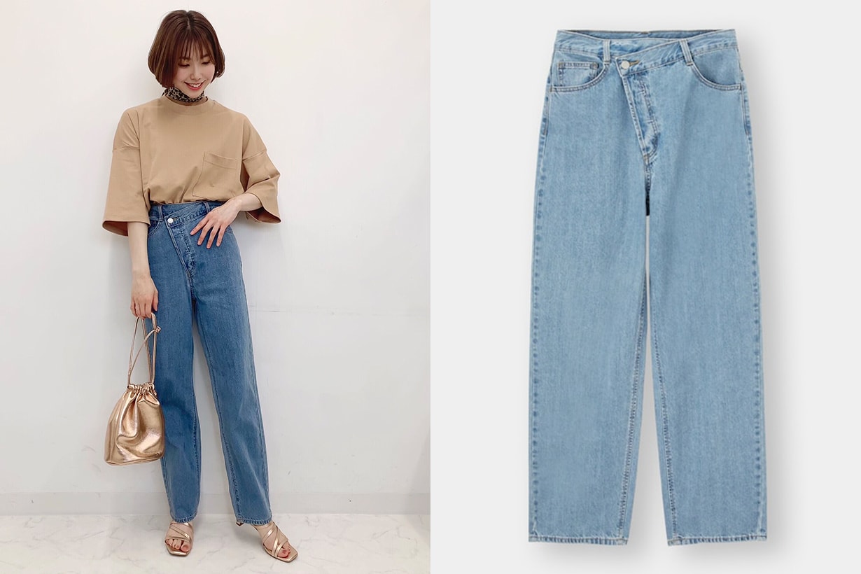 UNIQLO ZARA GU High waist jeans 2021ss