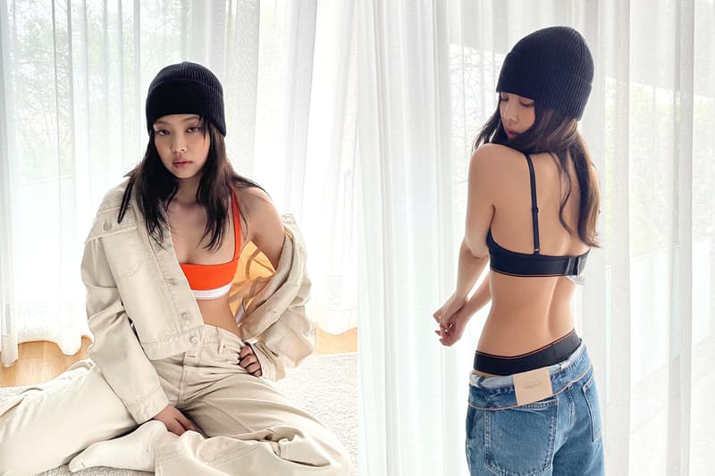 BLACKPINK Jennie Lisa Jisoo Rose Calvin Klein Underwear Heron Preston Advertorial Korean idols celebrities singers girl bands sexy icon