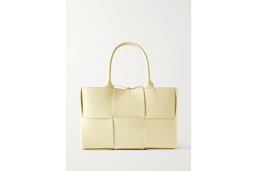 Arco small intrecciato leather tote