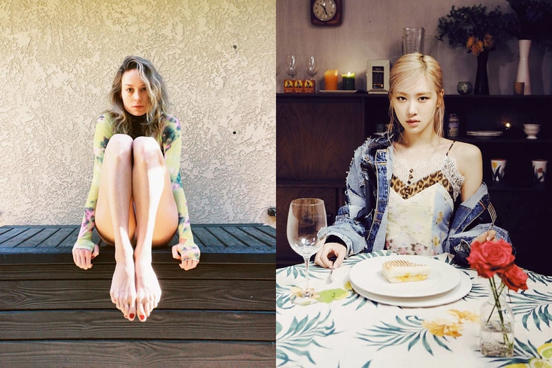 Brie Larson BLACKPINK Rosé《On The Ground》solo song Jennie Lisa Jisoo Acoustic version korean idols celebrities singers girl bands