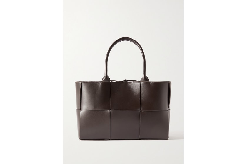 Arco small intrecciato leather tote