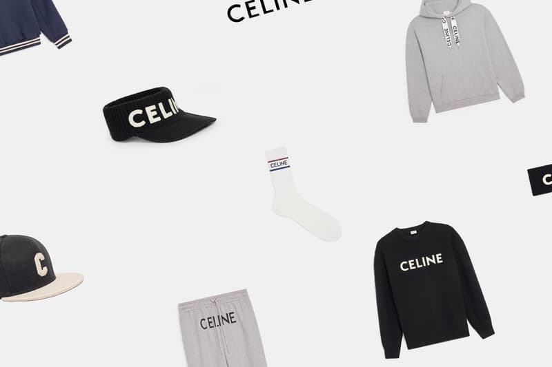 Celine Homme MONOCHROMS basic item unisex cap t-shirt 2021 new