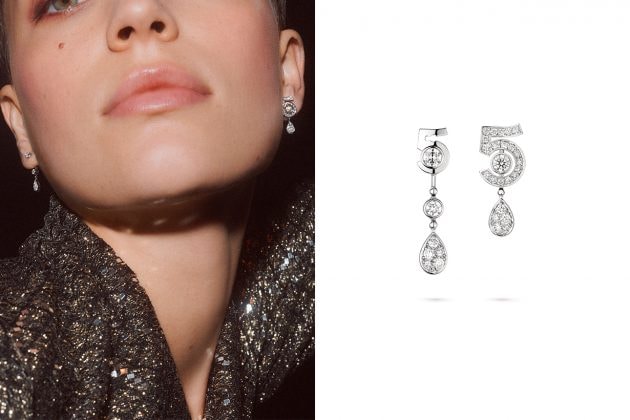 chanel N°5 Eternal fine jewelry 2021 earring necklace ring